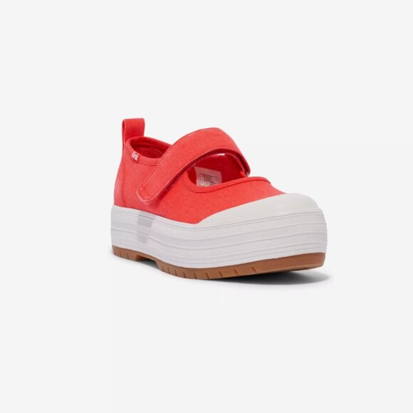 NWT Keds Mary Jane (Red) Canvas Platform - Picture 2 of 7